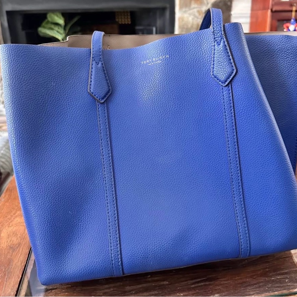 Tory Burch Royal Blue Tote - Picture 9 of 9